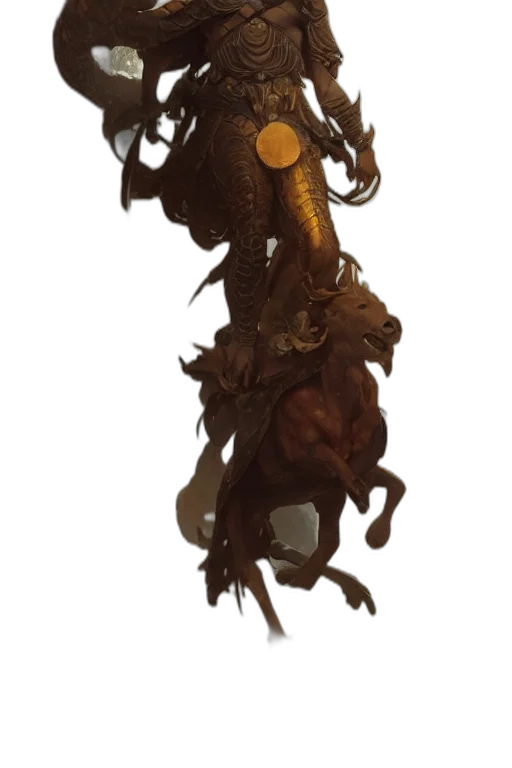 staff, creature, mask, dragon transparent PNG cut-out