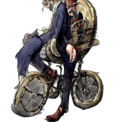 jacket, concept art, comic book art, watercolor transparent PNG cut-out
