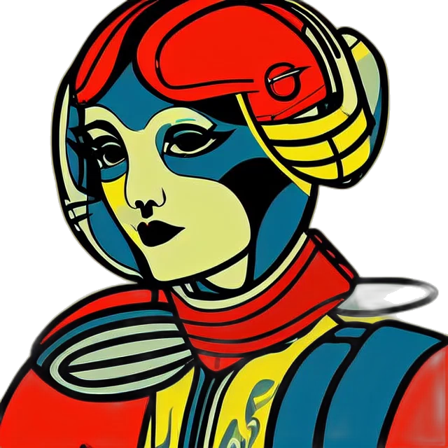 robot, face, mask, staff transparent PNG cut-out