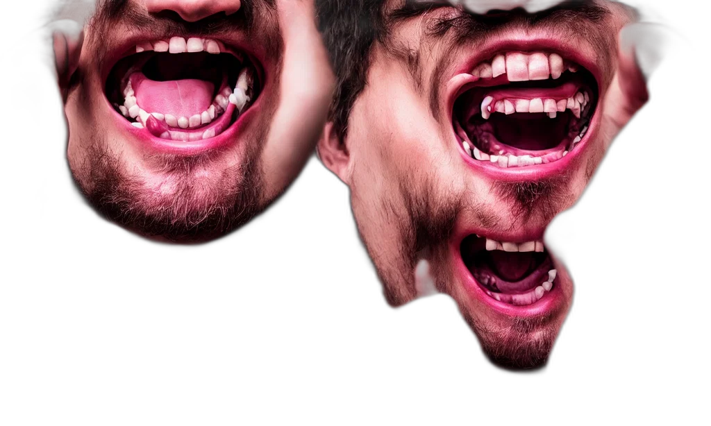face, mask, creature, hair transparent PNG cut-out