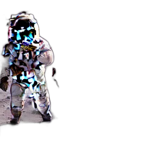 robot, jacket, staff, weapon transparent PNG cut-out