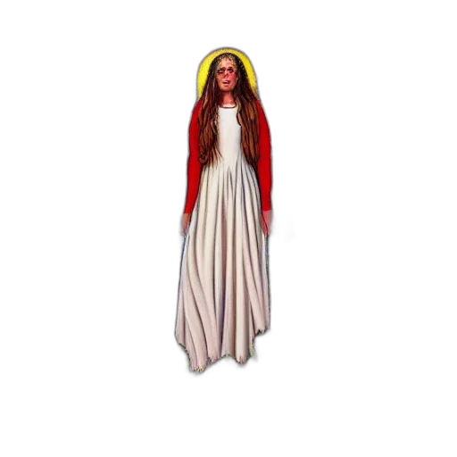 dress, staff, pixel art, concept art transparent PNG cut-out