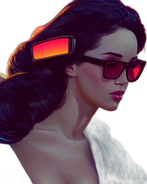 cyberpunk, photorealistic, fantasy art, concept art transparent PNG cut-out