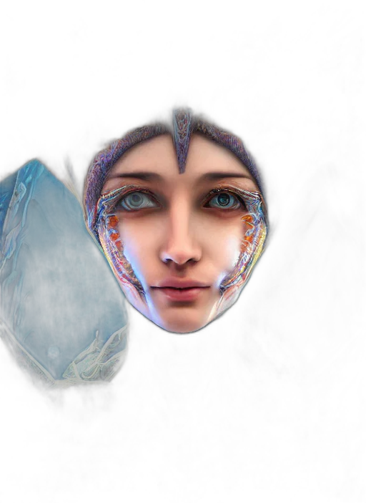 face, mask, jewelry, robot transparent PNG cut-out