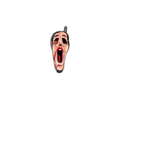 face, creature, mask, hair transparent PNG cut-out