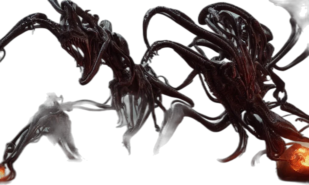 creature, hair, dragon, mask transparent PNG cut-out
