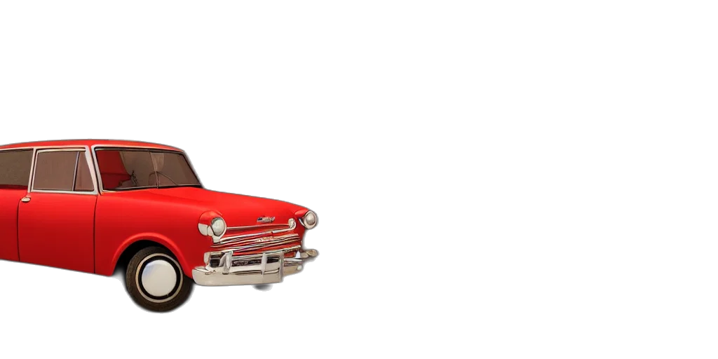 car, weapon, crown, 3d render transparent PNG cut-out