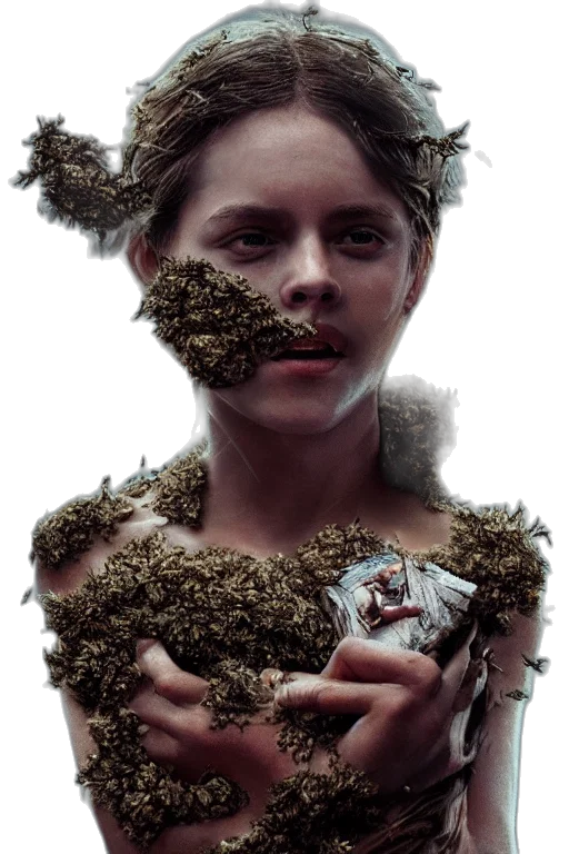 mask, crown, face, hair transparent PNG cut-out