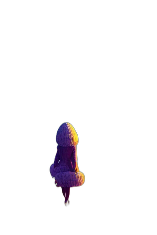 hat, dress, hair, robot transparent PNG cut-out