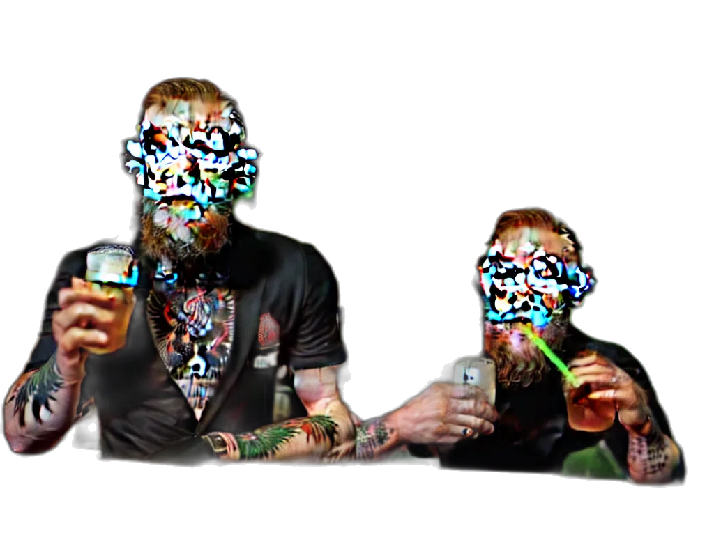 mask, face, robot, pixel art transparent PNG cut-out