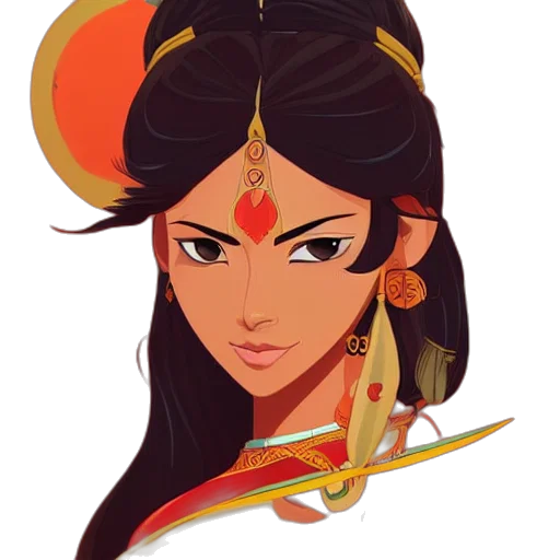 jewelry, crown, staff, fantasy art transparent PNG cut-out