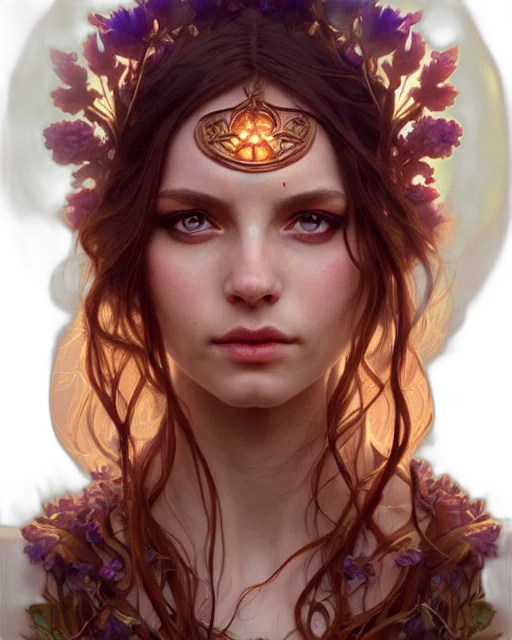 face, crown, jewelry, flower transparent PNG cut-out