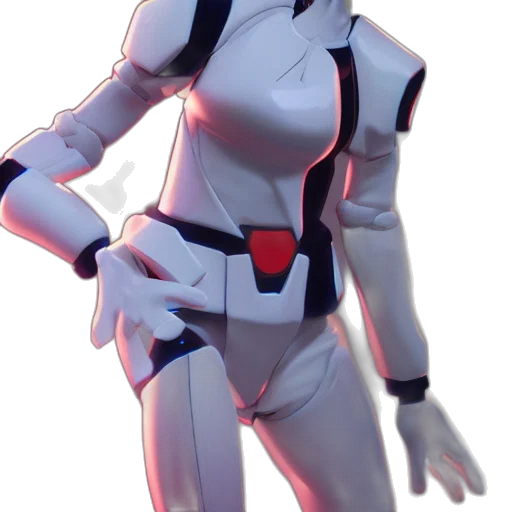 robot, jacket, mask, weapon transparent PNG cut-out