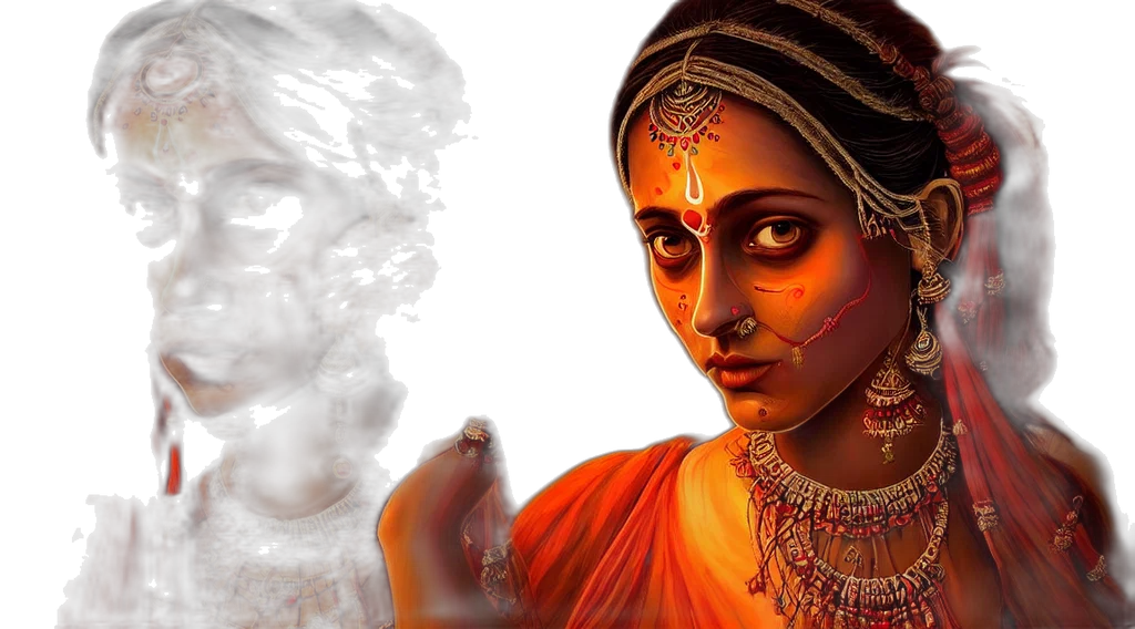 photorealistic, pencil sketch, fantasy art, oil painting transparent PNG cut-out