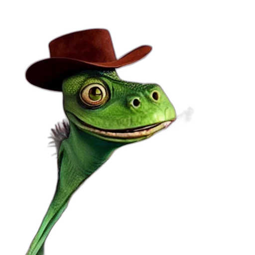 hat, animal, staff, creature transparent PNG cut-out