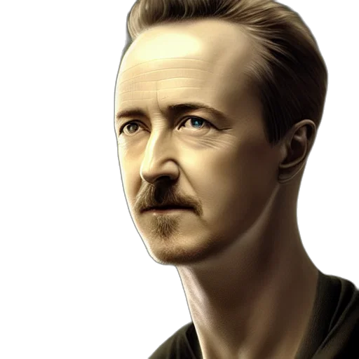 face, photorealistic, cartoon, concept art transparent PNG cut-out
