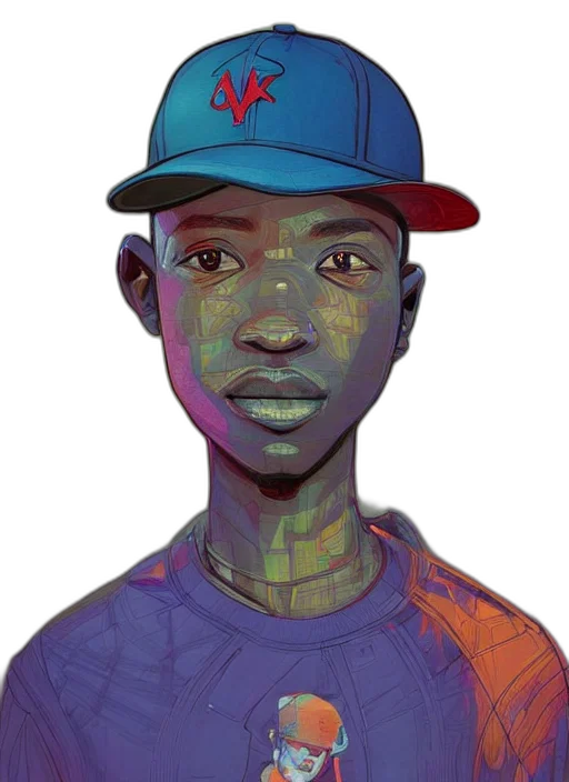 face, hat, creature, concept art transparent PNG cut-out