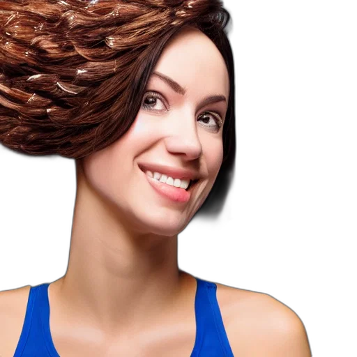 hair, hat, crown, face transparent PNG cut-out
