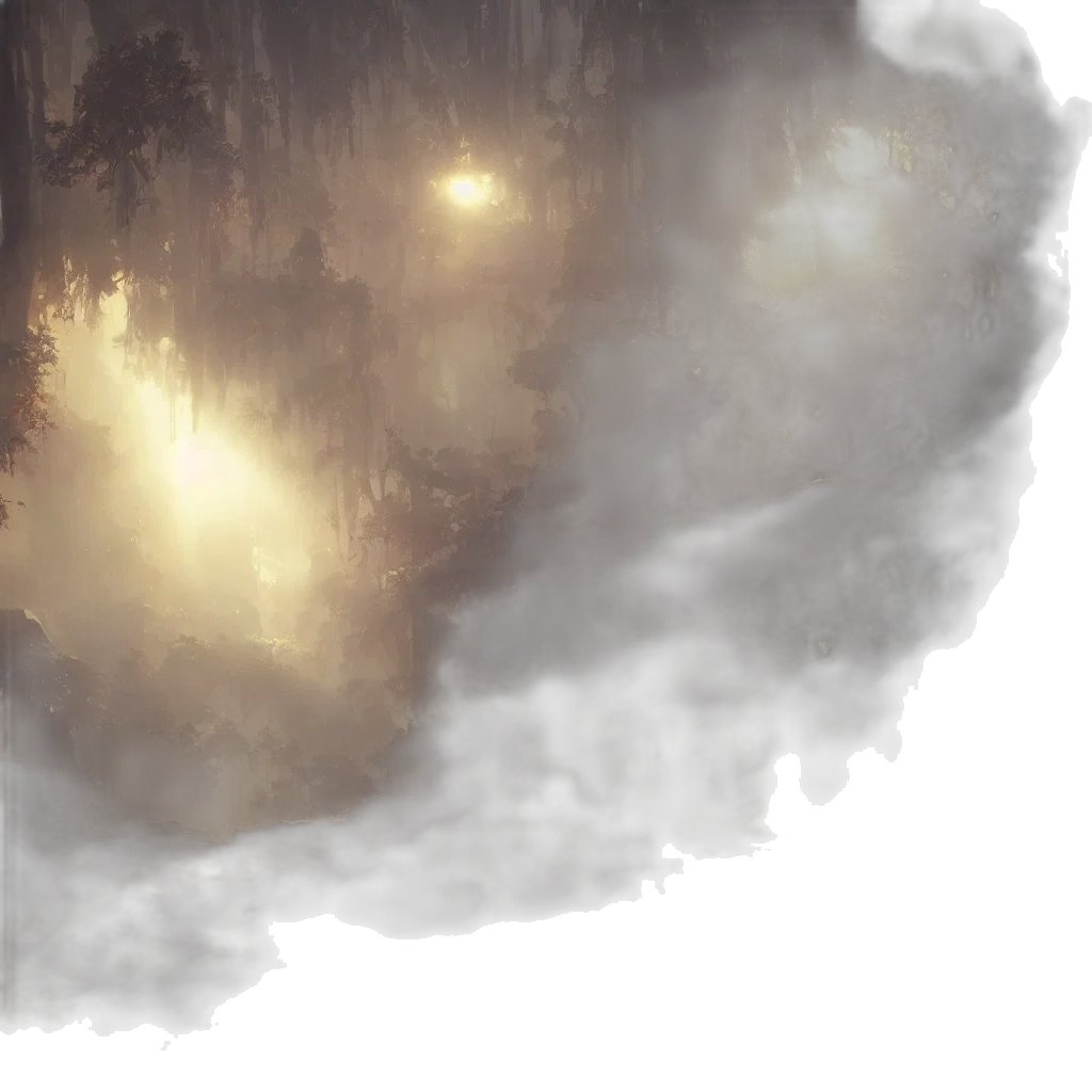 dragon, mask, sword, staff transparent PNG cut-out