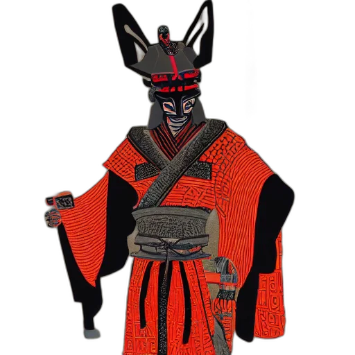 staff, mask, weapon, dragon transparent PNG cut-out