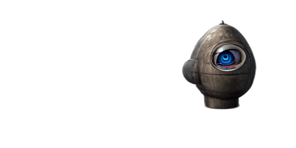 robot, mask, face, creature transparent PNG cut-out