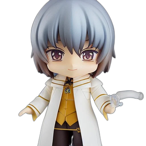 staff, 3d render, wizard, nendoroid transparent PNG cut-out