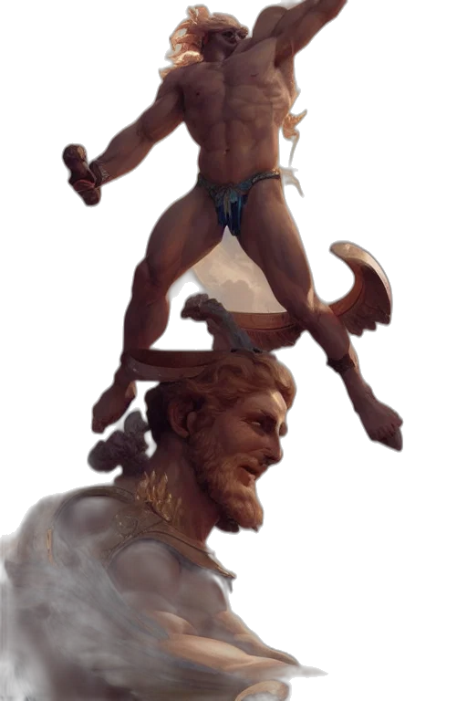 staff, creature, concept art, fantasy art transparent PNG cut-out