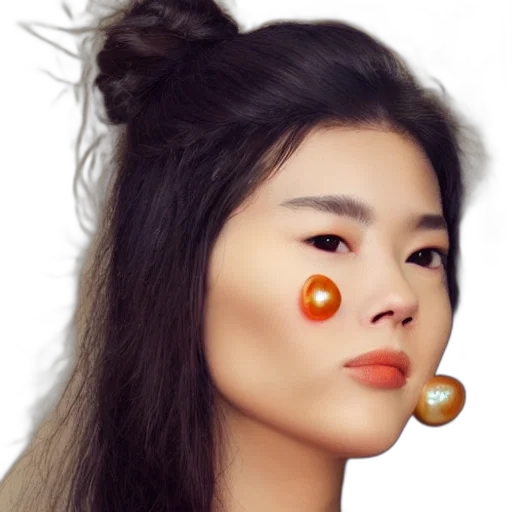 face, mask, creature, staff transparent PNG cut-out