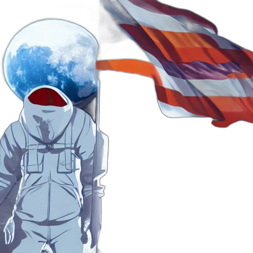 concept art, comic book art, vaporwave, pixel art transparent PNG cut-out