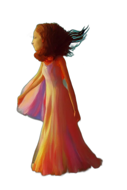 dress, hair, crown, jacket transparent PNG cut-out