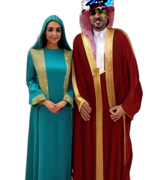 dress, crown, jewelry, staff transparent PNG cut-out
