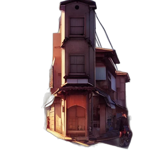 building, umbrella, furniture, dress transparent PNG cut-out