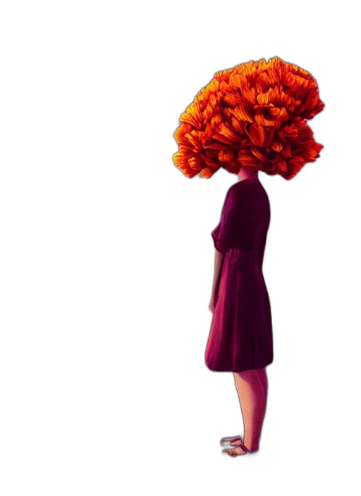 hat, dress, flower, crown transparent PNG cut-out