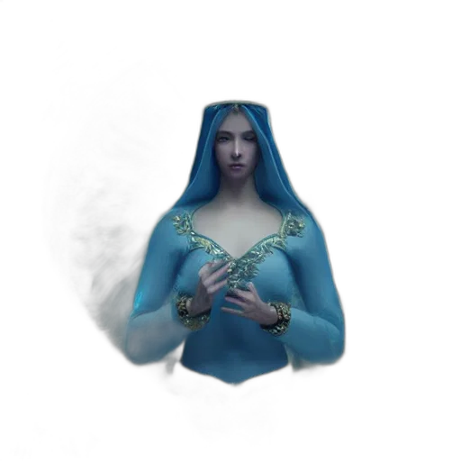 dress, jewelry, crown, mask transparent PNG cut-out