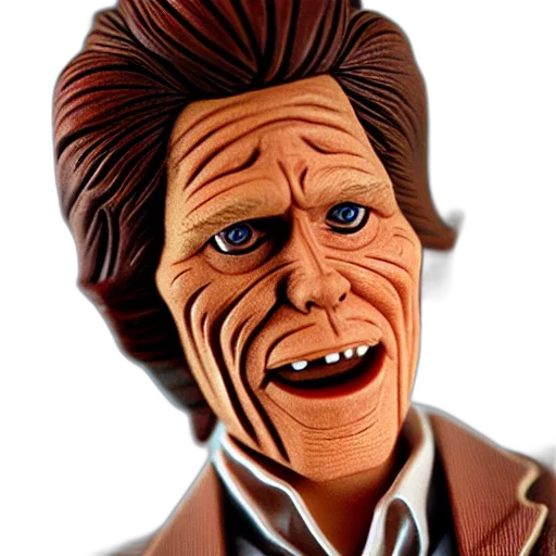 face, mask, creature, 3d render transparent PNG cut-out