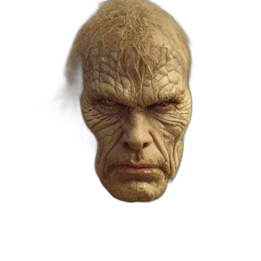 mask, face, creature, staff transparent PNG cut-out