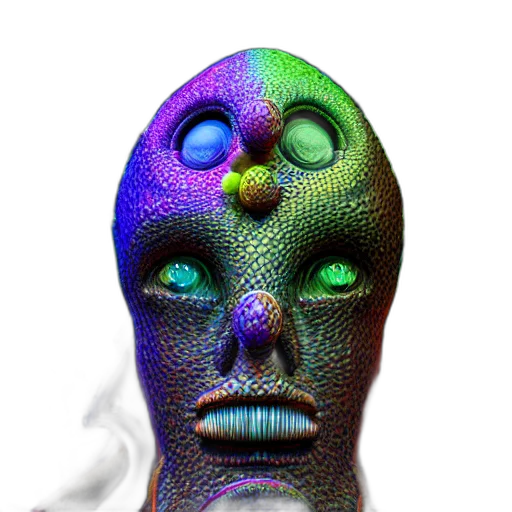 mask, face, robot, creature transparent PNG cut-out