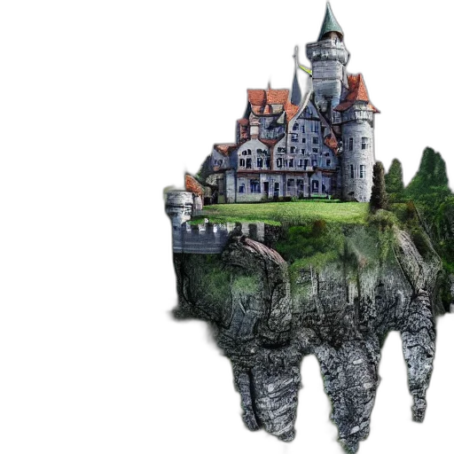 building, crown, concept art, fantasy art transparent PNG cut-out