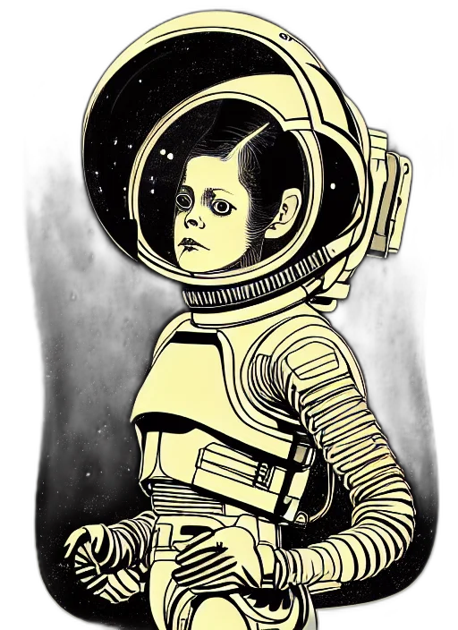 robot, face, staff, comic book art transparent PNG cut-out