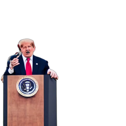 beagle, giving, presidential, speech transparent PNG cut-out