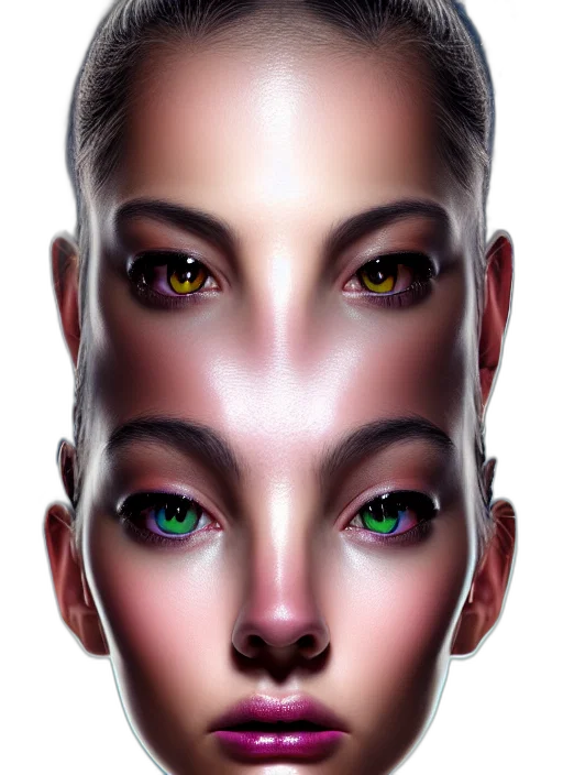 face, mask, robot, creature transparent PNG cut-out