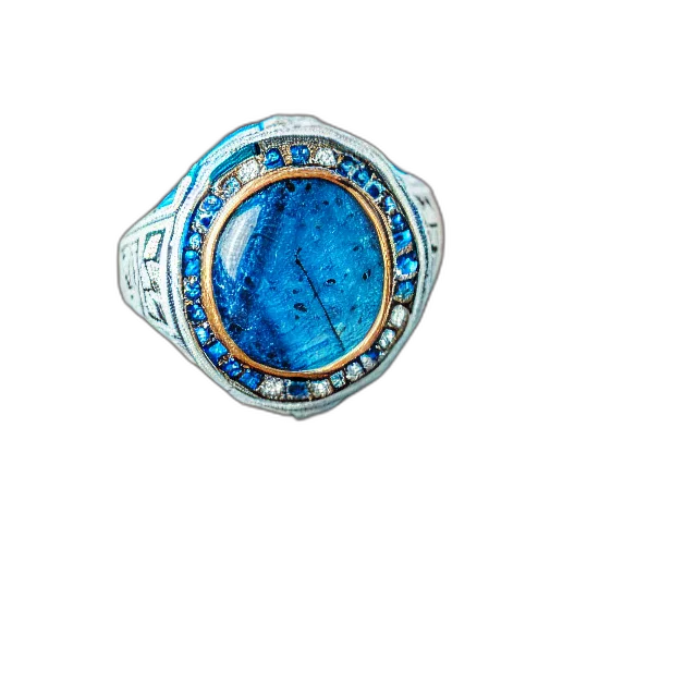 jewelry, crown, blue, highly transparent PNG cut-out