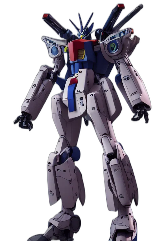 robot, weapon, concept art, 3d render transparent PNG cut-out