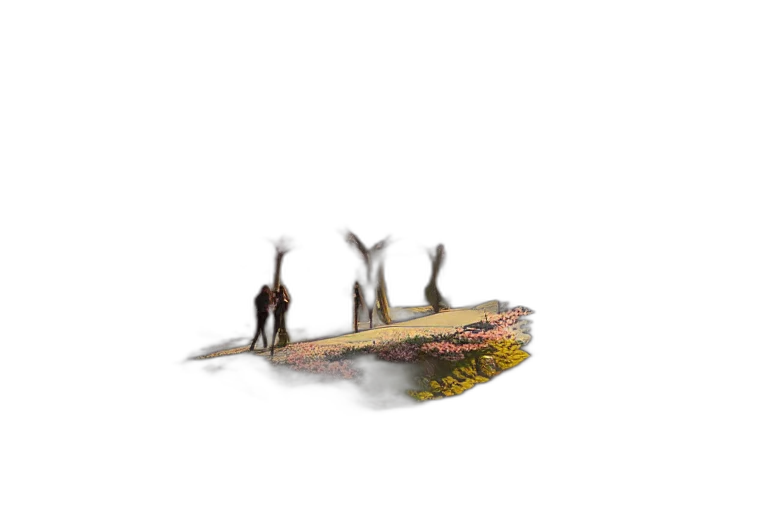 weapon, staff, shoes, creature transparent PNG cut-out