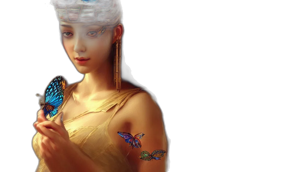 jewelry, fantasy art, photorealistic, oil painting transparent PNG cut-out