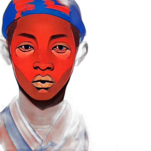 face, photorealistic, 3d render, concept art transparent PNG cut-out
