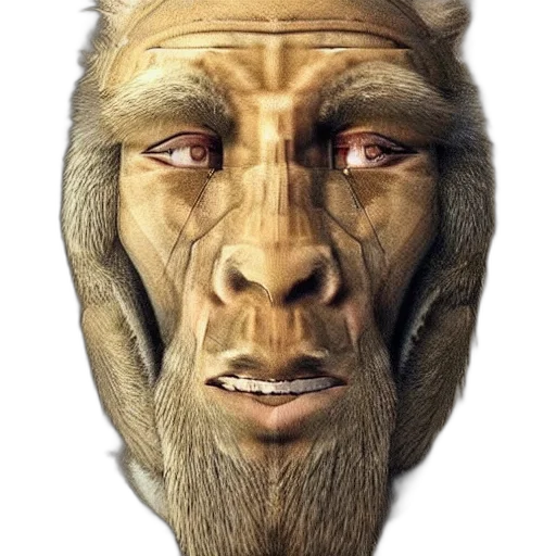 face, mask, creature, animal transparent PNG cut-out