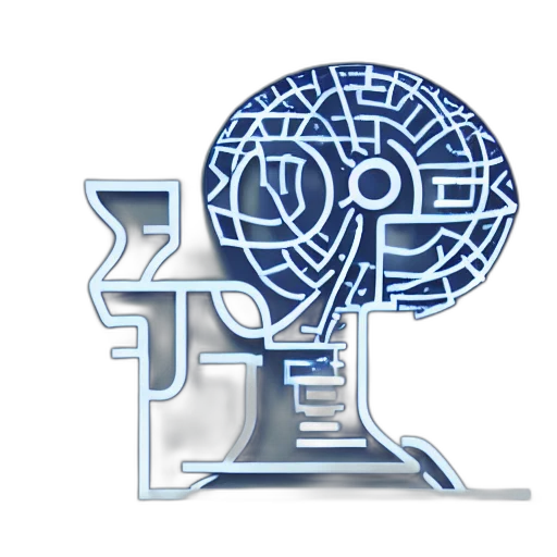 crown, robot, jewelry, 3d render transparent PNG cut-out