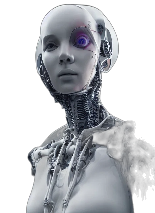 robot, face, creature, mask transparent PNG cut-out