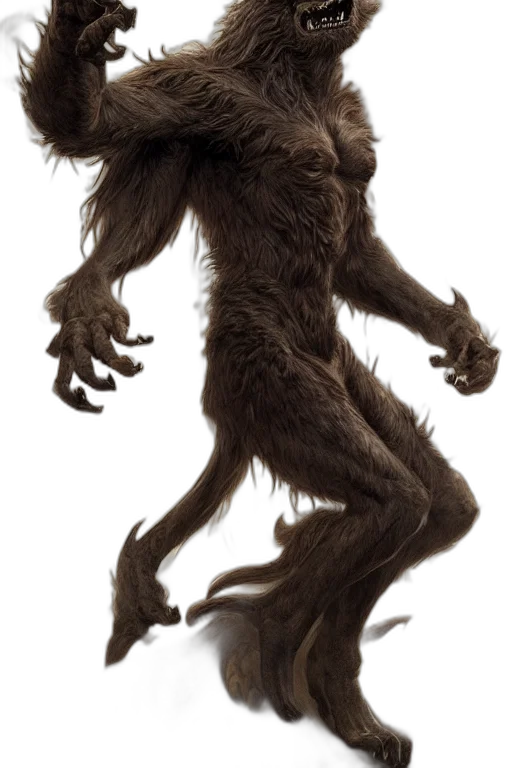 creature, animal, hair, staff transparent PNG cut-out
